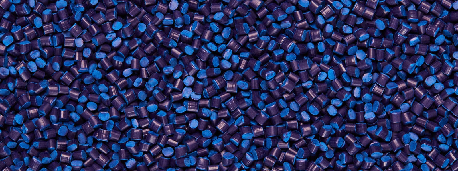 blue plastic pellets